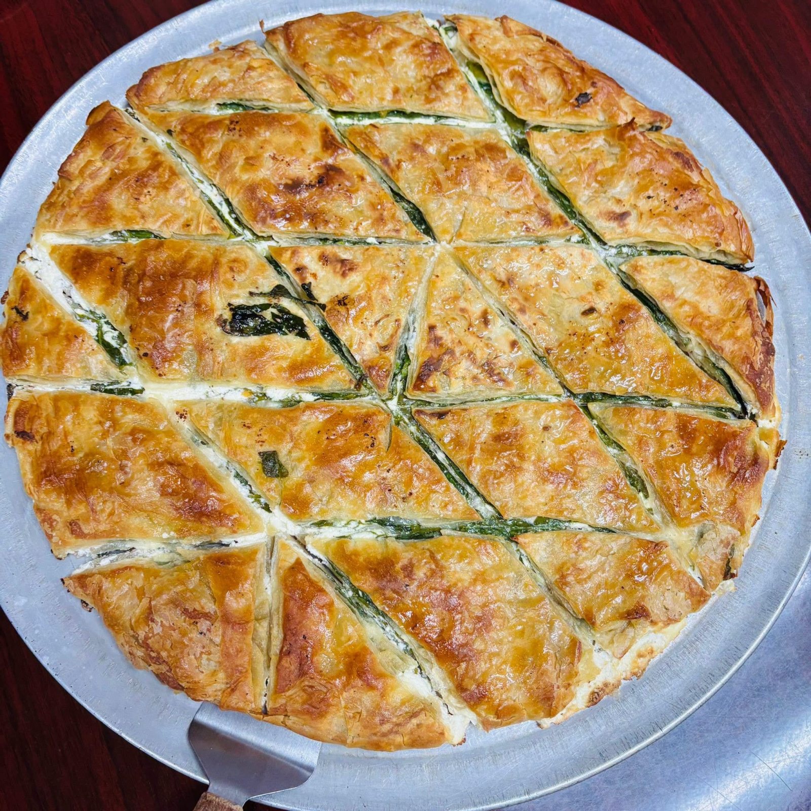 Spinach Byrek pie