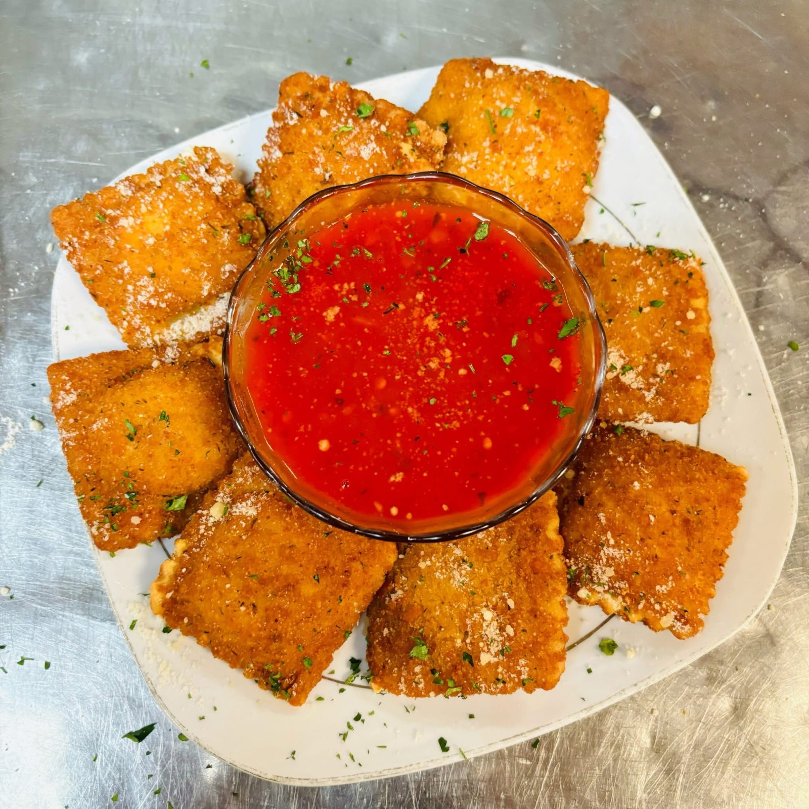 Fried ravioli