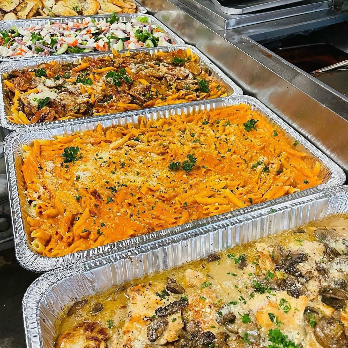 Pasta vodka, chicken marsala, Nana’s pasta