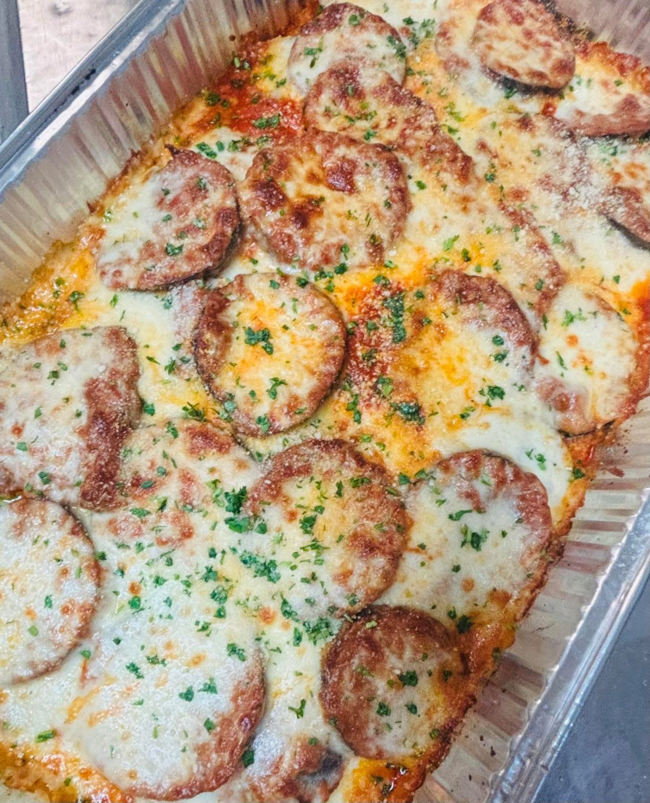 Eggplant parmigiana